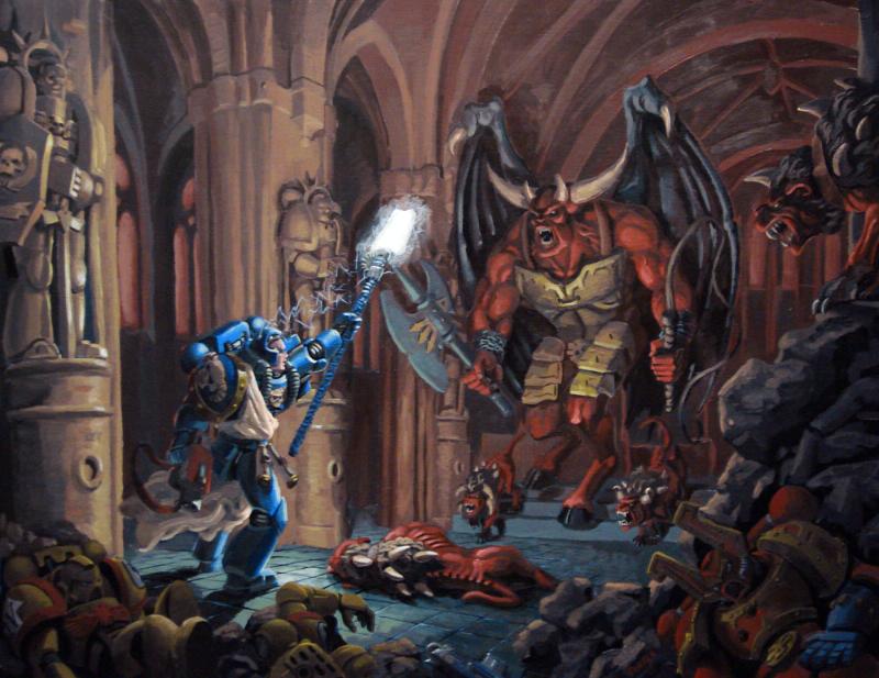 Artwork, Daemon Prince, Daemons Of Chaos, Space Marines, Warhammer 40,000 Gallery DakkaDakka
